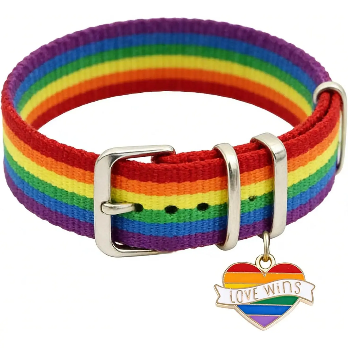 LGBTQ Rainbow Pride Bracelet for Women Men Bisexual Lesbian Rainbow Flag Charm Wristband  LGBT Pride Bracelets for Pride Month