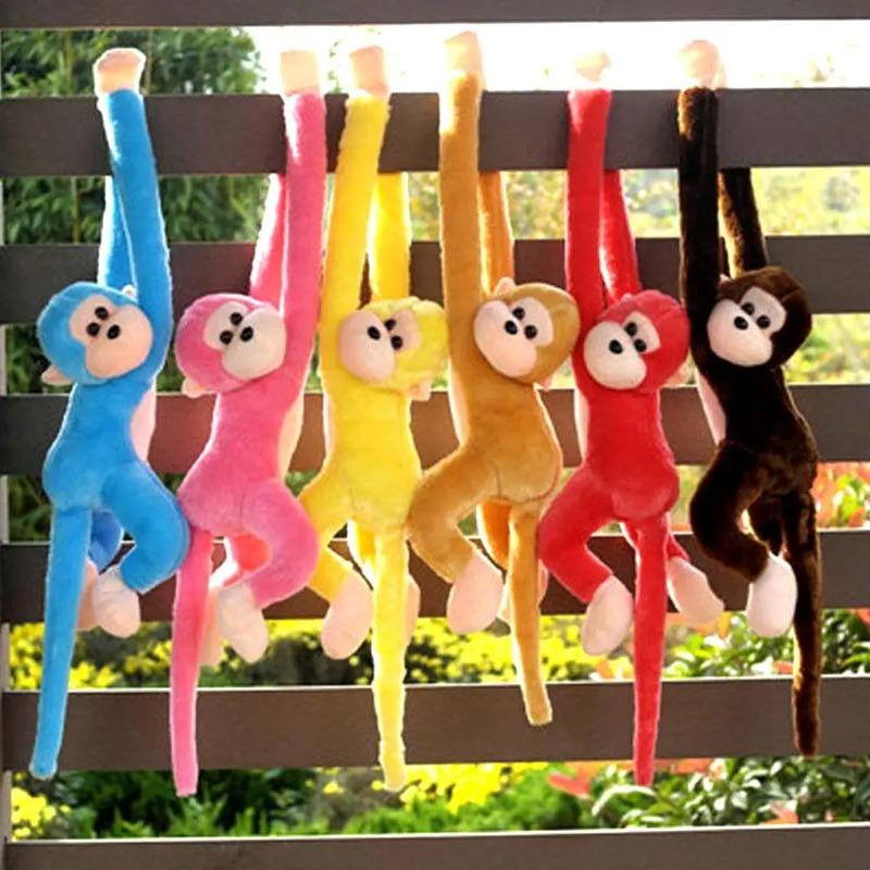 Cute Monkey Plush Doll 6-Color Soft Plush Toy Home Decoration Gift 60cm