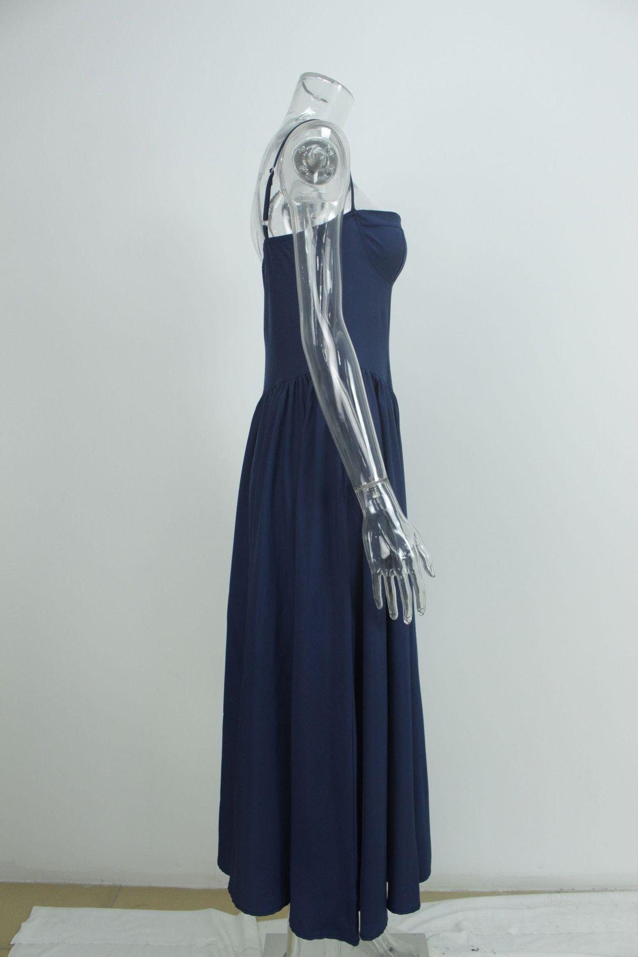 2026 New Arrival Women's French Retro Court Style Solid Color Suspender Dress Spring Fashion Outfits