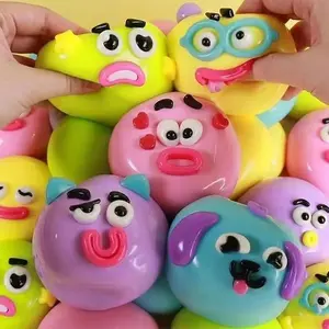 New Smushers Squishy, Curiosities Dog Face Swap Squishy Toy, Soft Moldable Cute Slow Rise Squeeze Toy Adult Fun Gifts