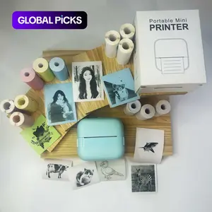 X18 Mini Portable Thermal Bluetooth-compatible Pocket Printer Set, Wireless Portable Printer, Instant Photo Printer, Print Photos Labels To-Do Lists, USB PD Charging, Lithium Ion Batteries Included #GLOBAL PICKS