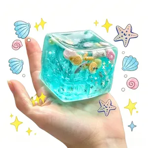 New 3D Cartoon Stress Relief Toy, Realistic Rubik's Cube Squeeze Toy, Infinite Stress Relief, Perfect for Anxiety Reduction, Fidget Relief, Decompression Squeeze.Valentine's Day and Easter gifts, suitable forchildren to exchange gifts