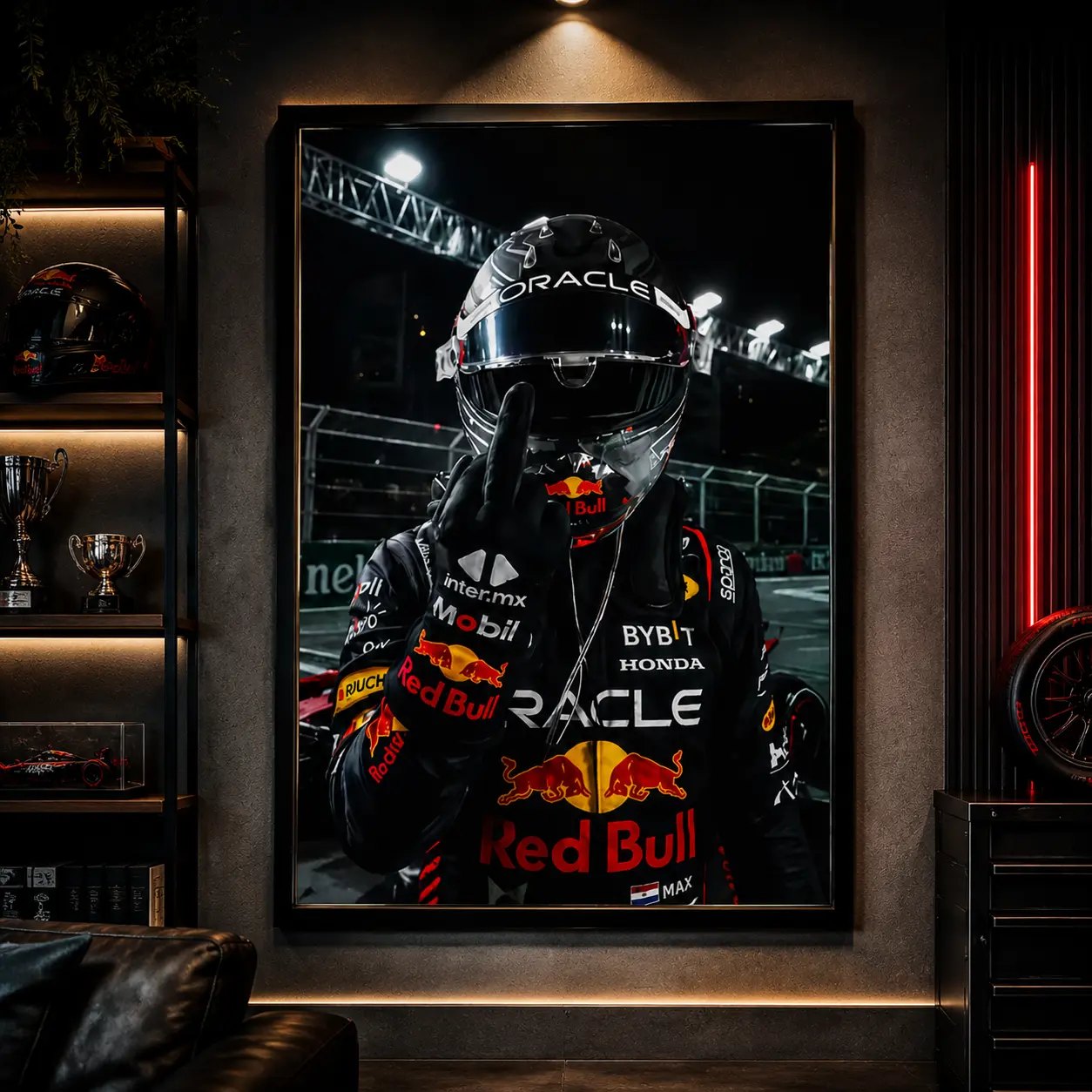 Max Verstappen Red Bull F1 Print| Formula 1 Racing| Motorsport Wall Art| Red Bull Racing Decor| F1 Fan Gift, Grand Prix Poster, Racing Wall Poster, Automotive Art, Sports Fan Room Decor