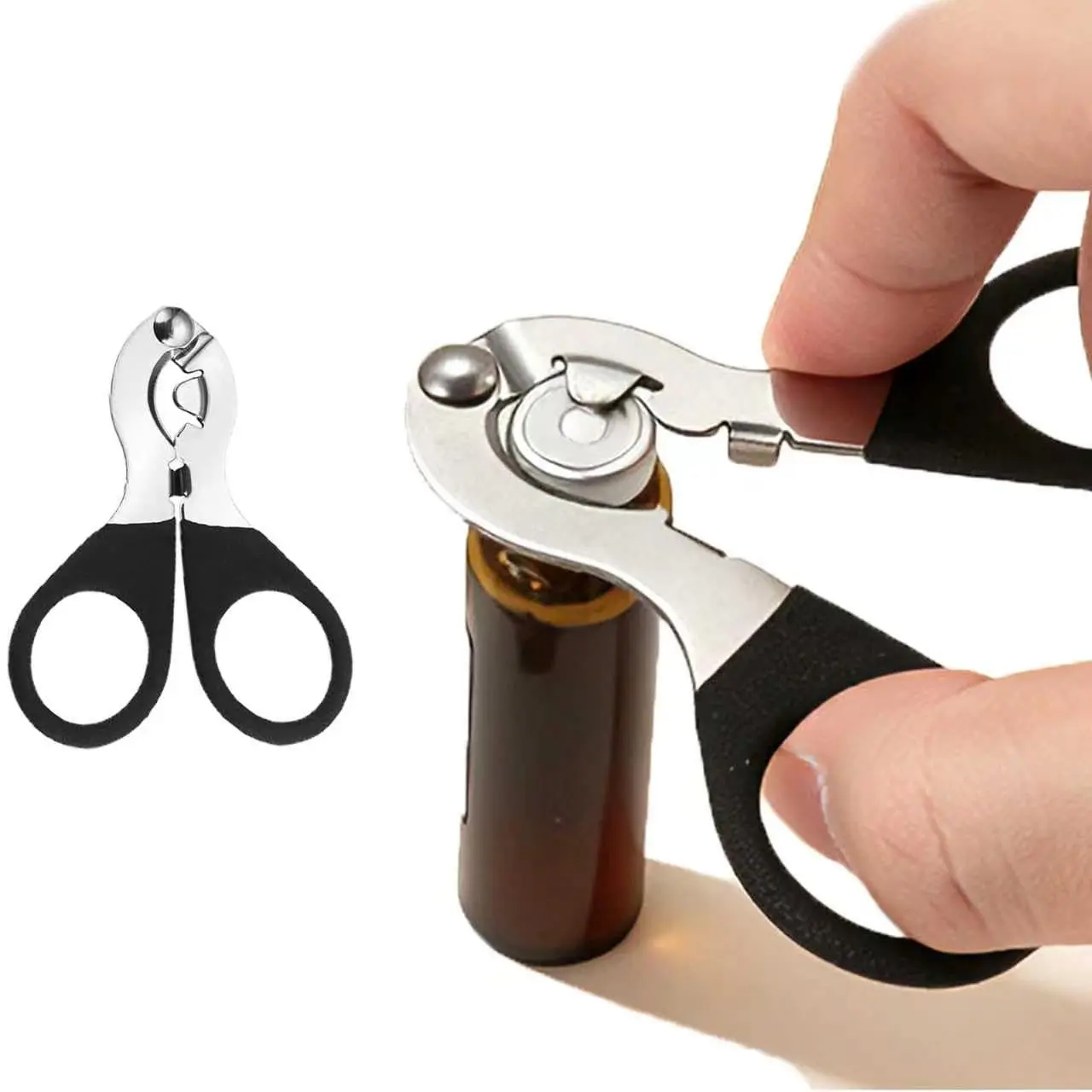 2026abridores de viales, 2.0acero inoxidable medicine bottle opener,vial opener,Lid Opener,Bottle Cap Opener,Suitable for 0.8in and 0.4in,Effortless and convenient Oral solution abridores de Bottle opener multifunctional Stainless, Multipurpose Lid Opener