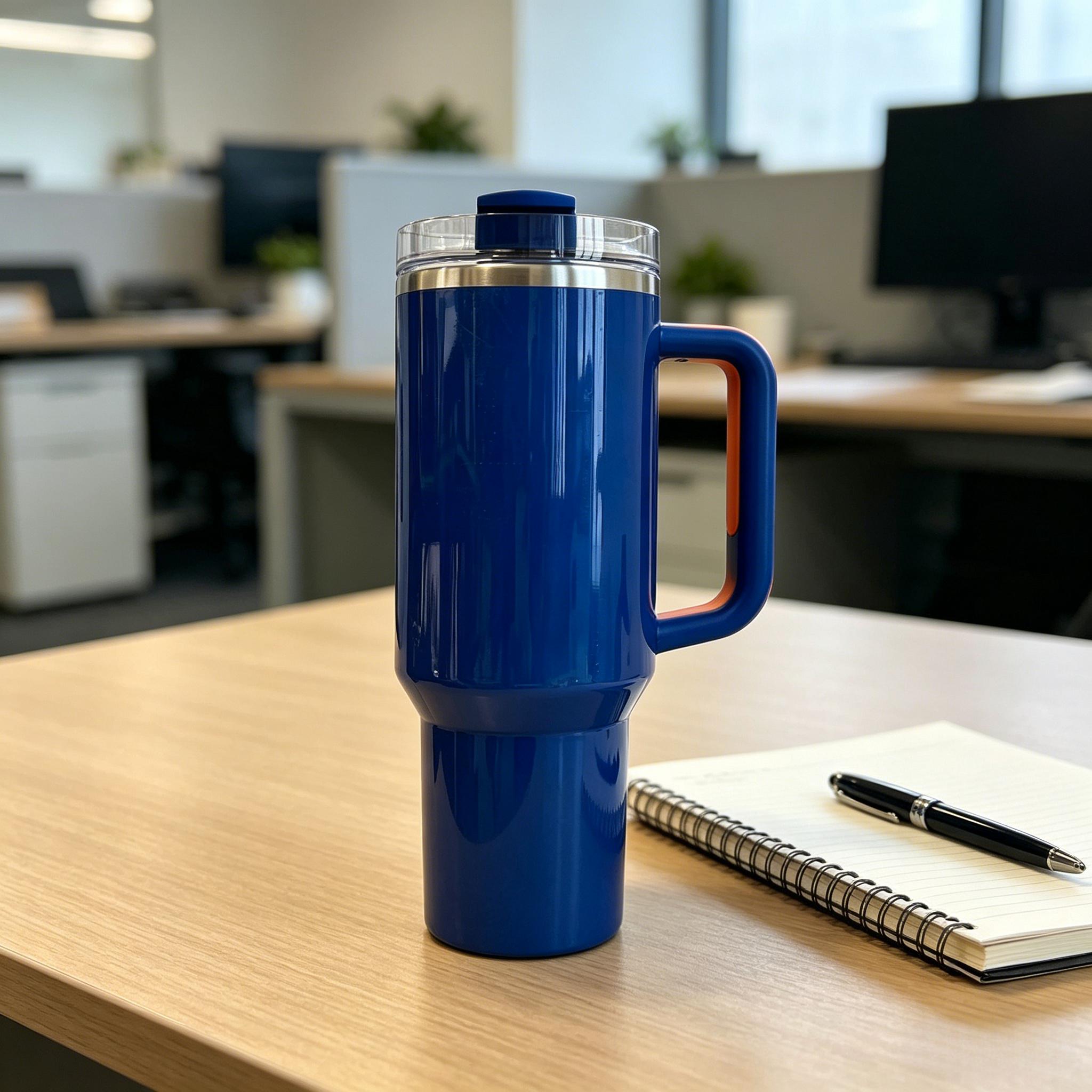 Simple and Drop-Resistant 304 Stainless Steel Vacuum Flask, Large Capacity Water Cup, Portable Car Cup, 40oz Car Tumble