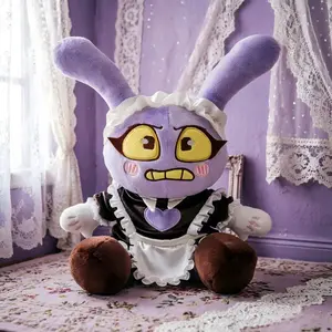 25cm rabbit plush doll maid outfit plush Jax soft toy children's birthday gift home bedroom decoration purple rabbit collection