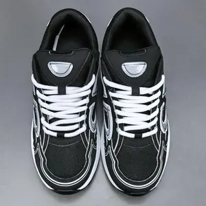 2026 model running shoes, thick sole, internal height increase, unisex, classic retro "dad shoes"