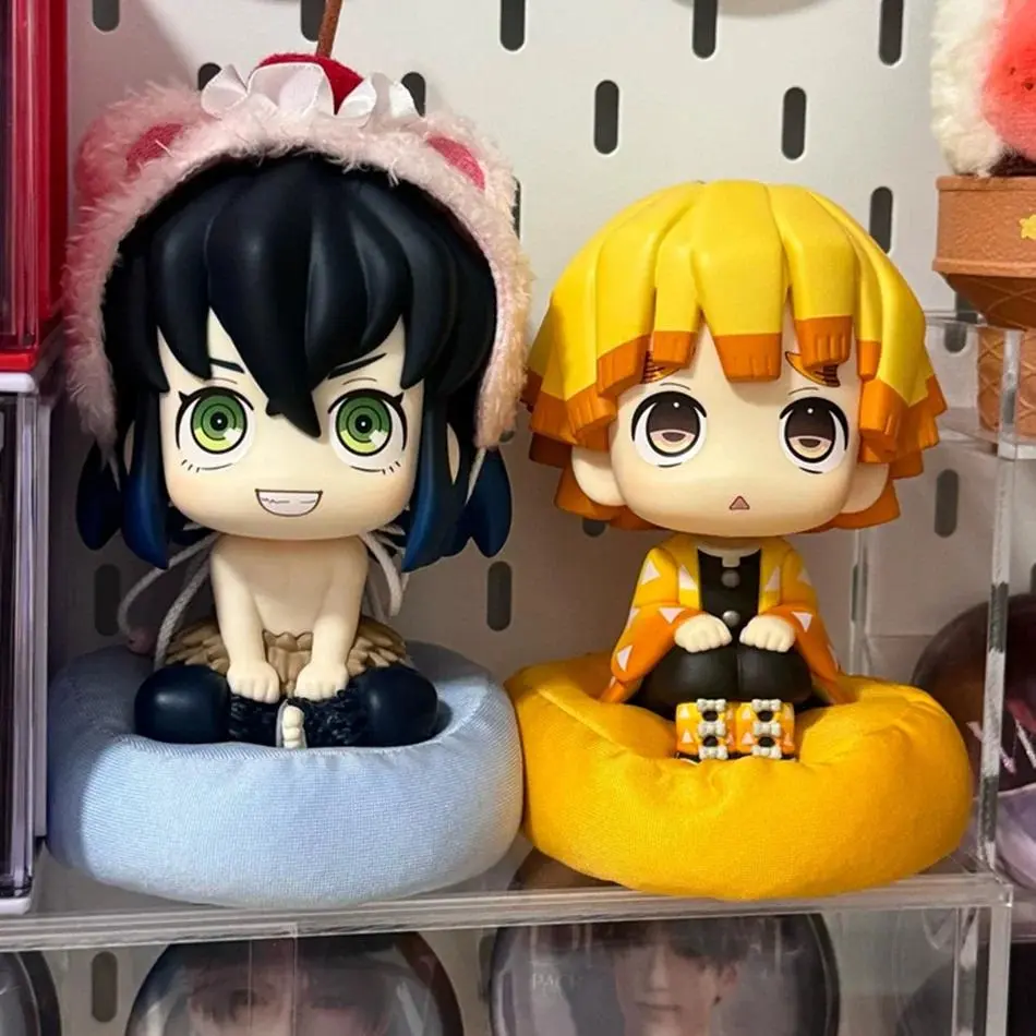 Anime Figure Demon Slayer Nezuko Tanjirou Zenitsu Inosuke Kyoujurou Kanawo Action Figures Model Doll Toy children Birthday Gift