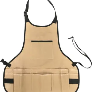 Dmk 2-Piece Gardening Apron Set, Large Capacity, Foldable, Adjustable, Easy to Use, Practical Tool Organizer, Garden Essential