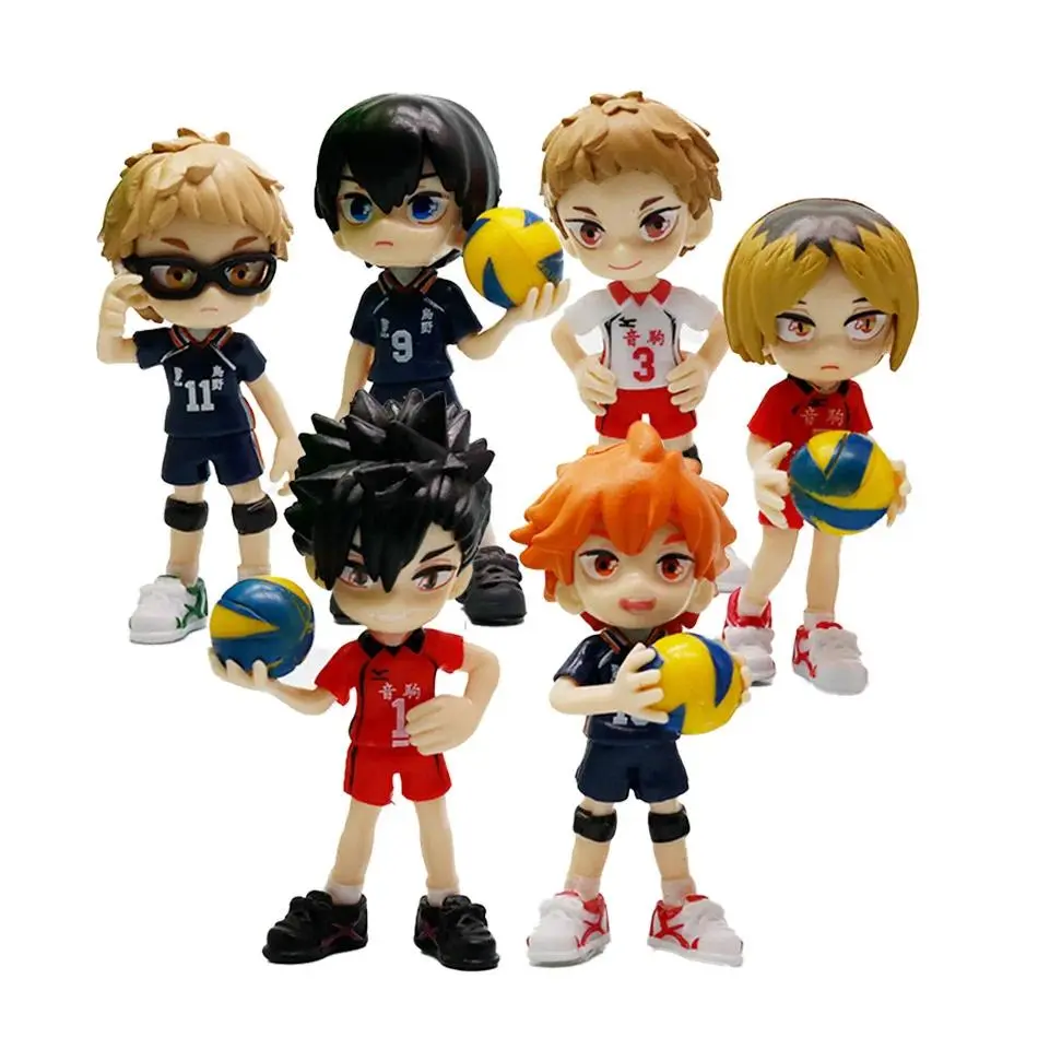 Haikyuu!! Hinata Shōyō & Kageyama Tobio Chibi Anime Figures Exclusive 6-8 Piece Collection Anime Collectibles