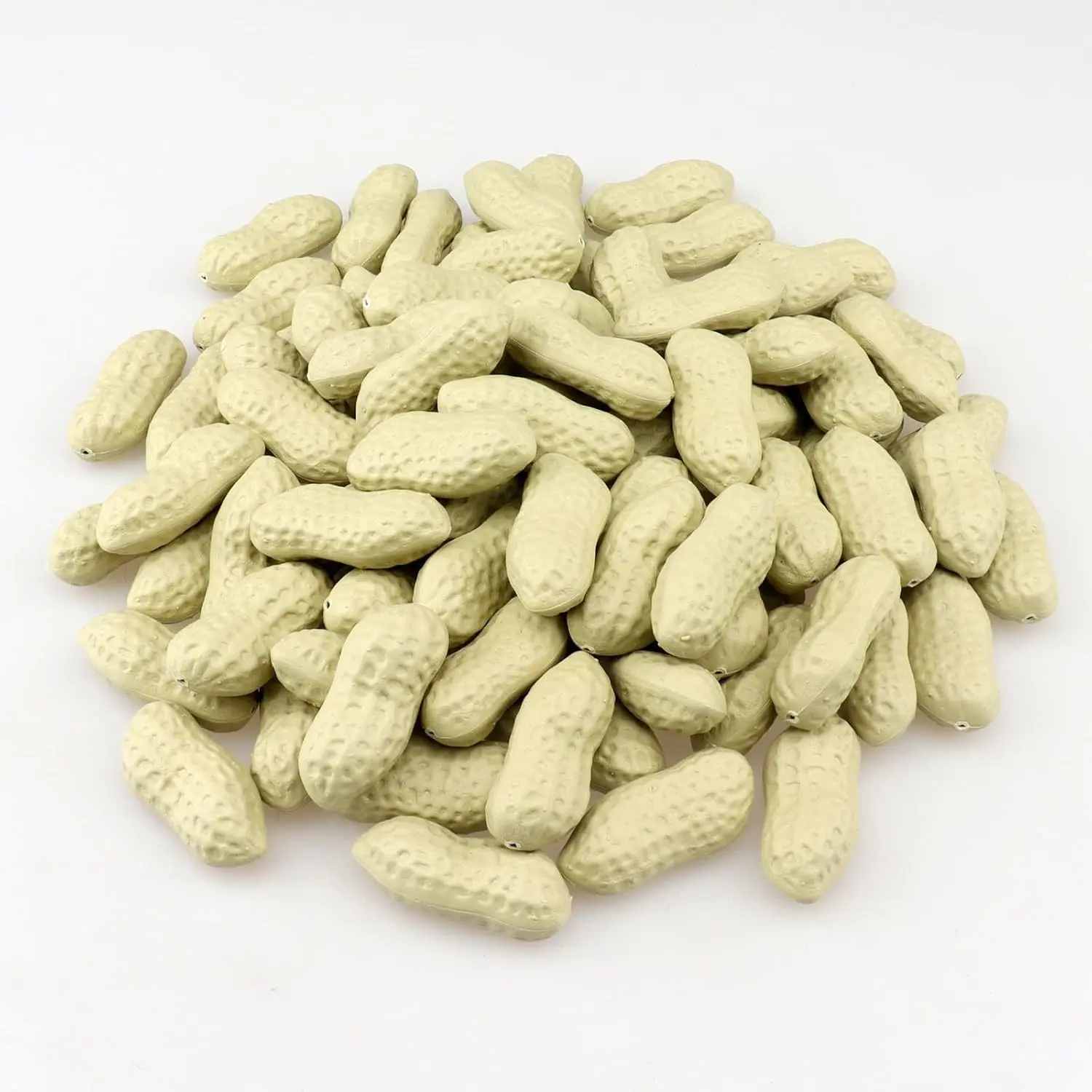 90Pcs Artificial Peanuts Plastic Fake Groundnut Faux Nut for Home Kitchen Cupboard Decoration Table Centerpiece