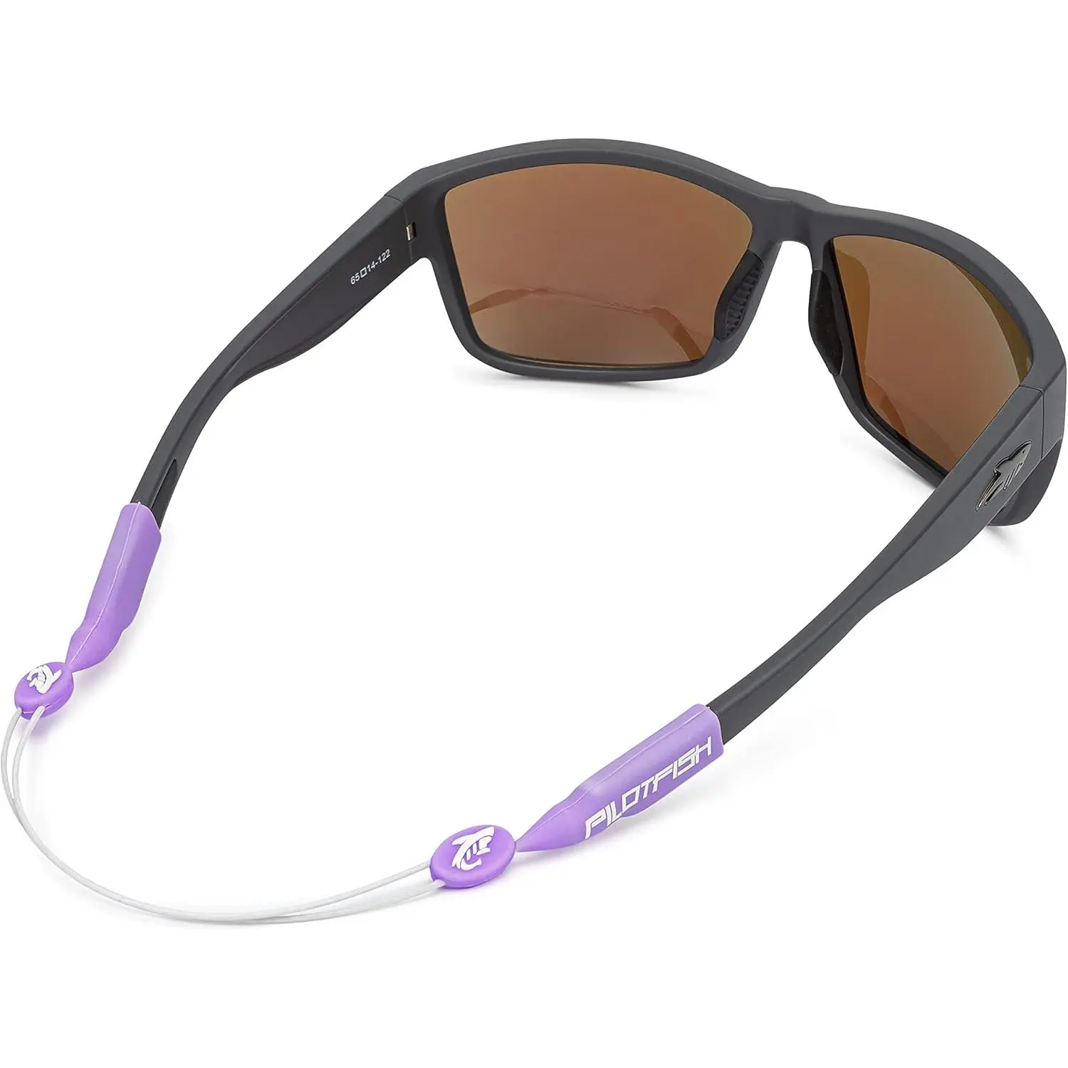 Adjustable Eyewear Retainer, No Tail Cable Glasses Lanyard for Sunglasses & Eyeglasses, Sports Accessory Strap, 14 Inch, Purple Coral, Eyewear Retainer String, Accessory Glasses Chain & Lanyards