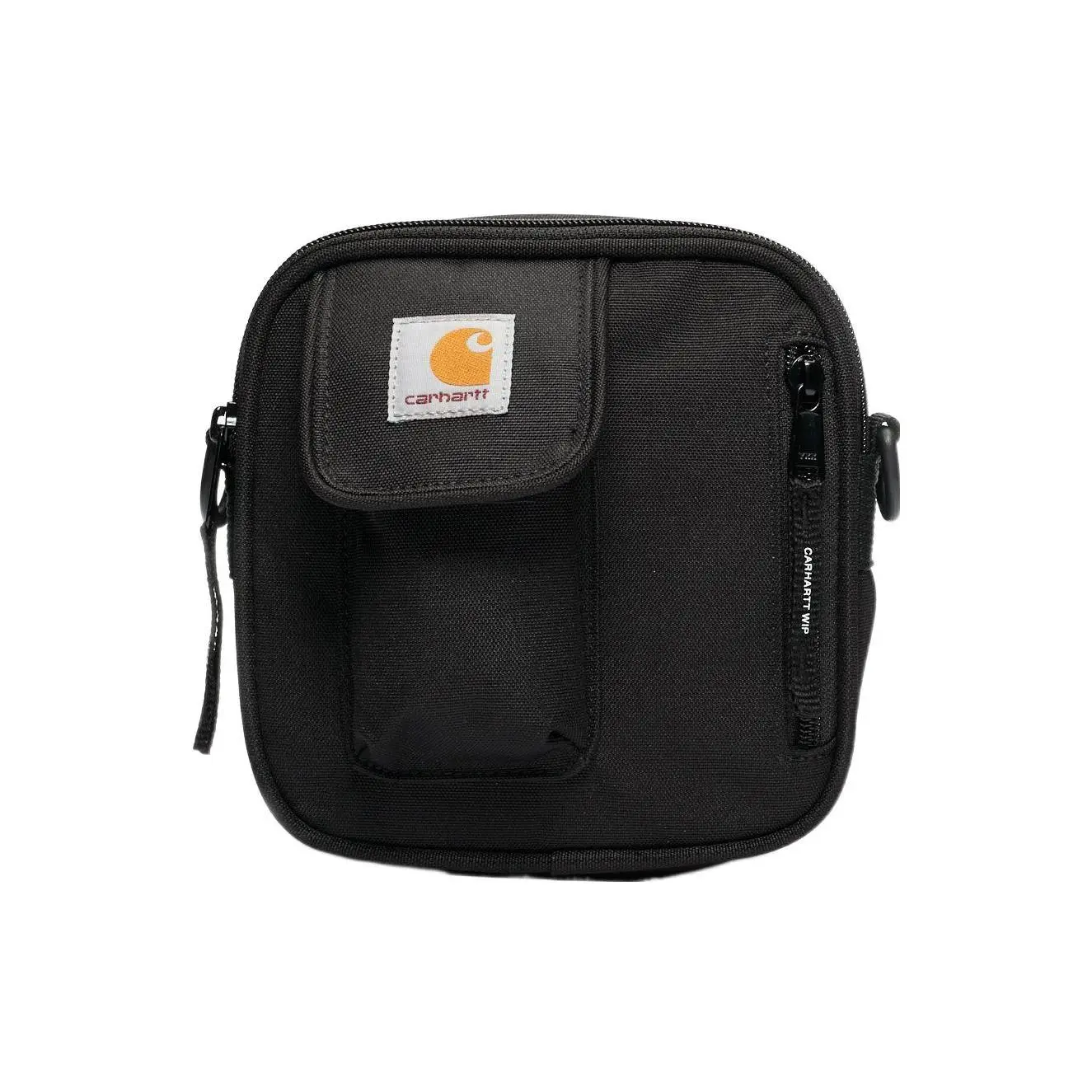 Carhartt WIP Classic Logo Utility Crossbody Bag for Men and Women – Industrial Style, Black