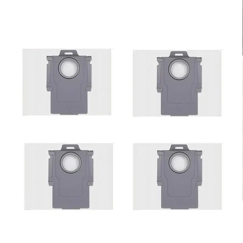 4 Replacement Dust Bags for Roborock Qrevo Qv 35a/s5v/saros 10r/20/qrevo Edge/s5a/qrevo Curvx/s/pro/plus/curv/2 Flow/s5x/s8 Maxv/qx, Vacuum Cleaner Accessories