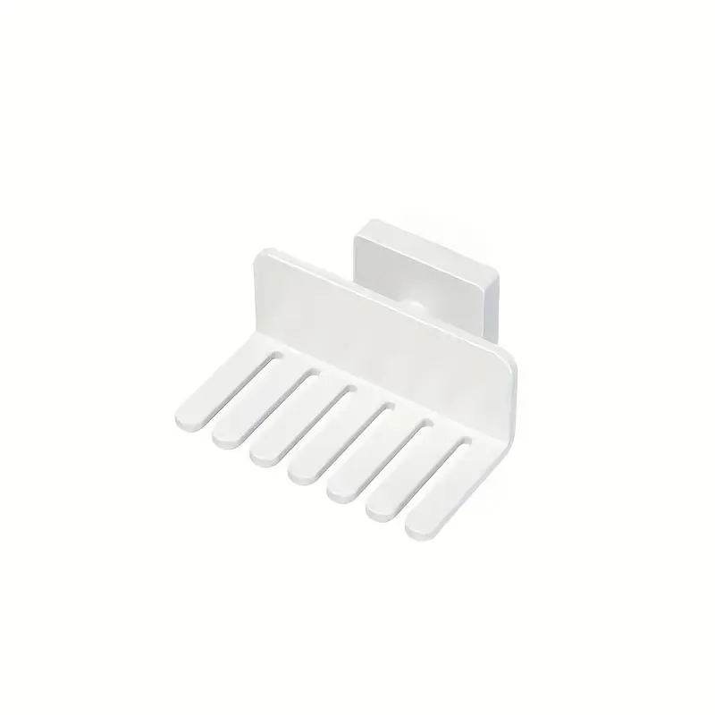 1 Wristband Storage Rack - Wall Mounted Strap Storage Rack, Space Saving Design, Can Hold Multiple Straps - No Screws Required, Easy to Install at Home/Office - Durable Plastic Material, Utility Hooks