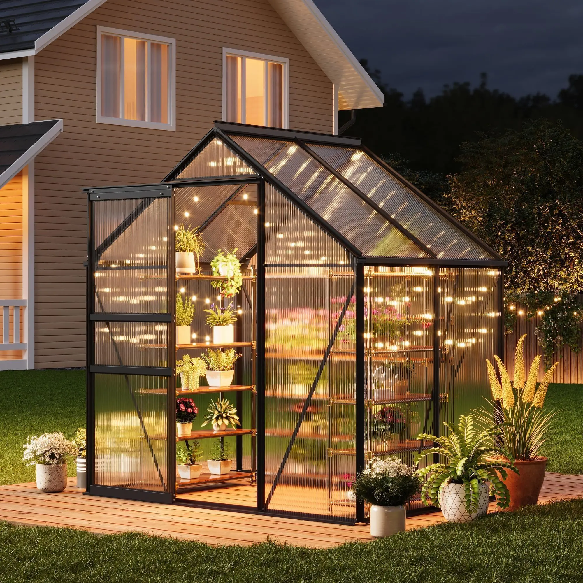 Garvee Walk in Greenhouse, Large Outdoor Greenhouses for Garden Planting