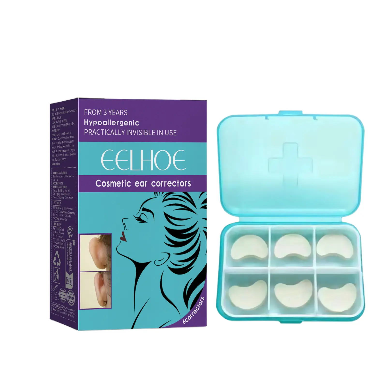 Ear Care Stickers Make Your Ears Look Smaller, Provide Comfortable Support, Care For Your Ears And Earlobes, And Are Waterproof