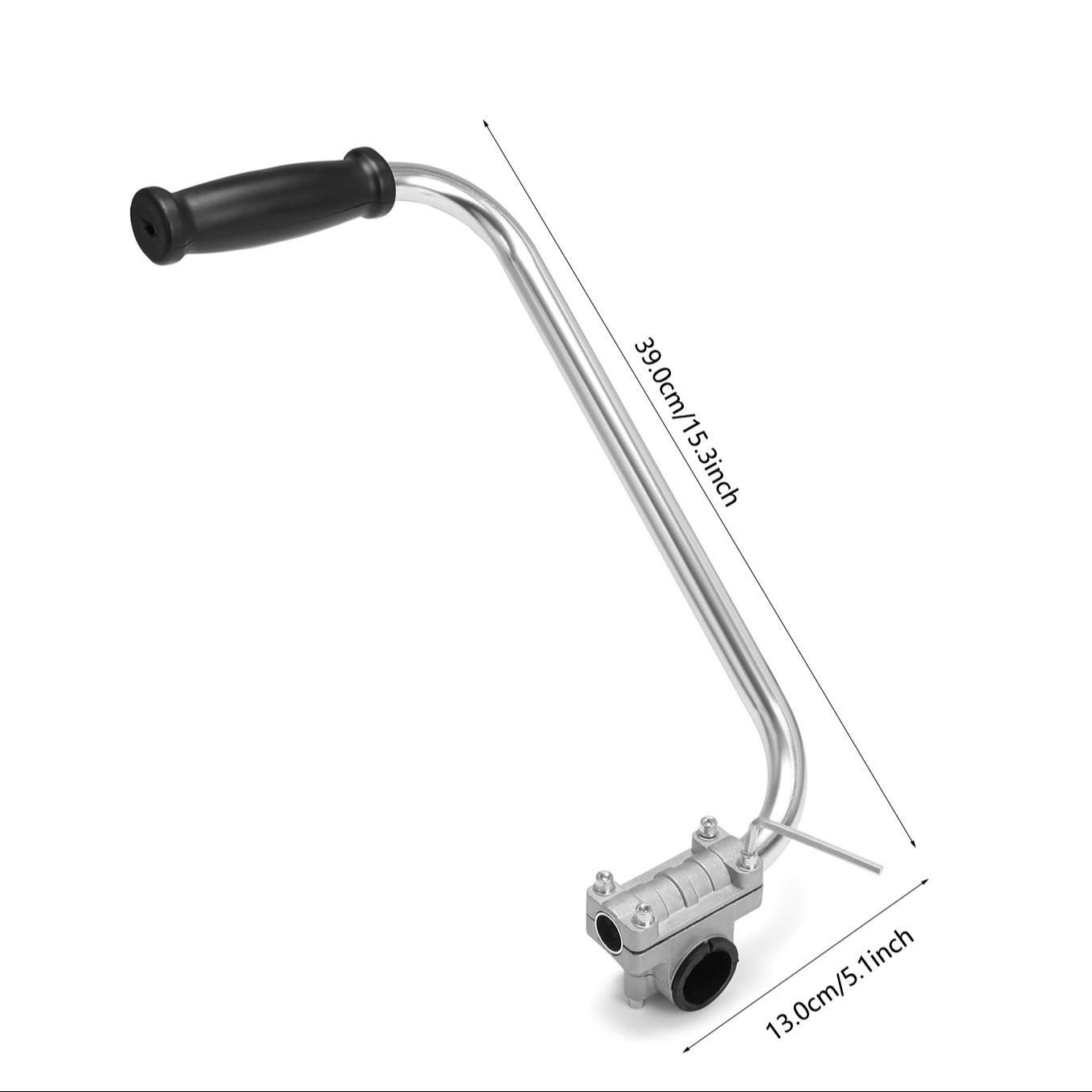 Grass Trimmer Handle, Aluminum Trimmer Handle with Bracket Clip Feature, Multifunctional Garden Trimmer Handle, Power Tool Accessories, Aluminum Construction Grass Trimmer Handle, Aluminum Trimmer Handle with Bracket Clip Feature, Multifunctional Garden Trimmer Handle, Power Tool Accessories, Aluminum Construction
