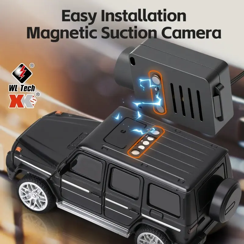 6405 Mini RC Car, 2.4GHz 1:64 Scale Fpv Remote Control Car with Camera, APP Controlled, Adult LED Lights, Gift Idea, No Remote Included