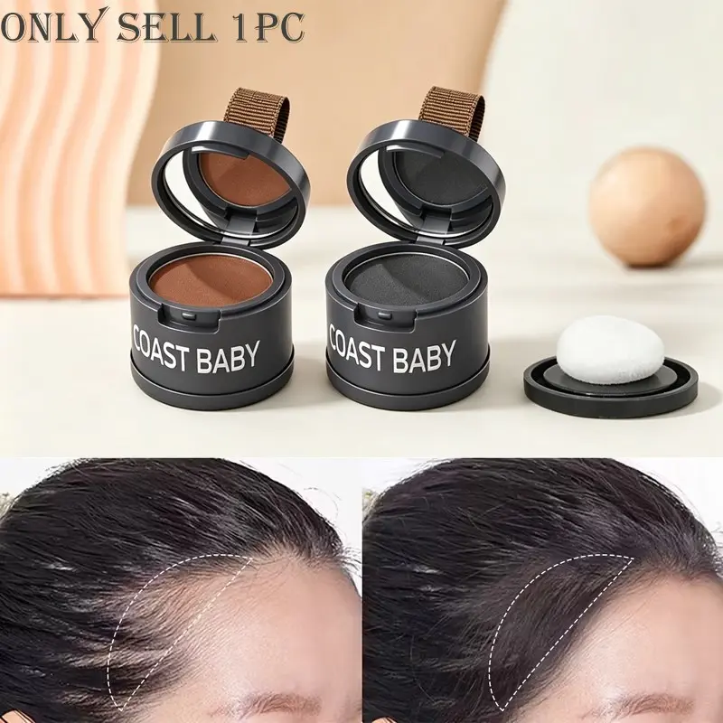 Korean Vibe Volumizing Crown Powder, blendable for beginners fix hairline flat crown Hair Styling Products