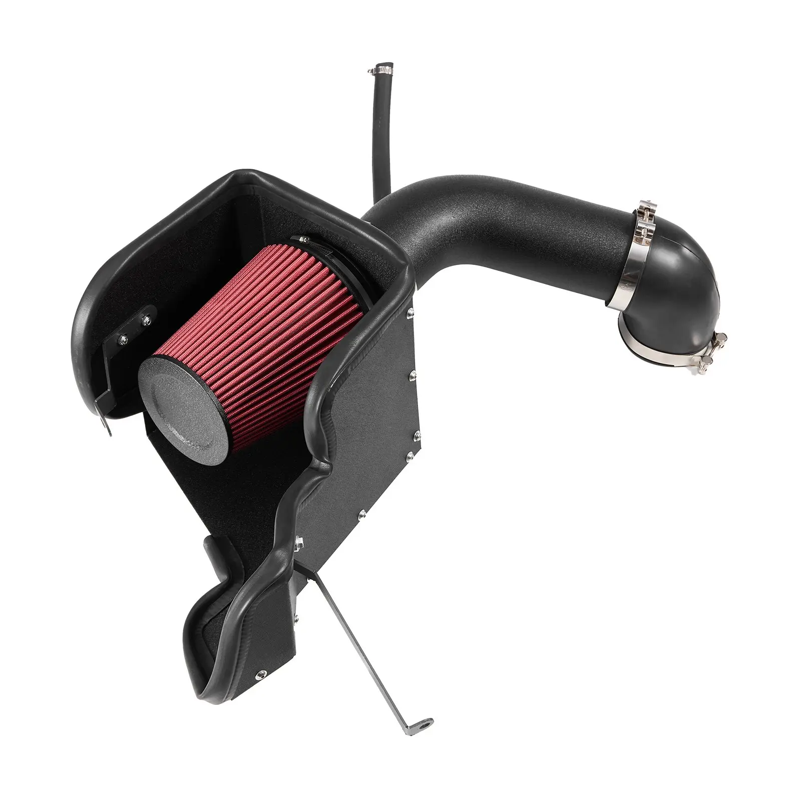 【Summerfinds】VEVOR Cold Air Intake, 3.94 Inch Cold Air Intake System+ Heat Shield Compatible with 2009-2018 Dodge Ram 1500, 2013-2018 Ram 2500/3500 5.7L, High Flow Filter Kit Improve Horsepower/Throttle Response