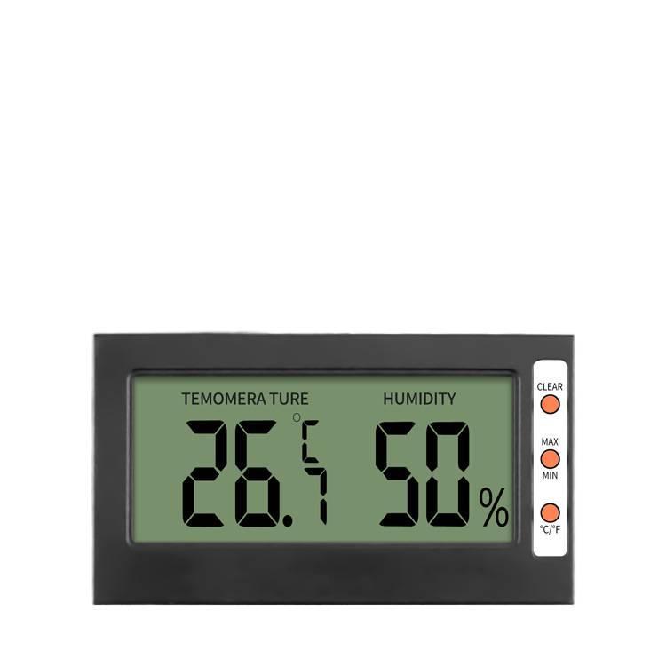 Large-screen reptile thermometer and hygrometer, incubation equipment, plant greenhouse hygrometer, electronic dry-wet thermometer