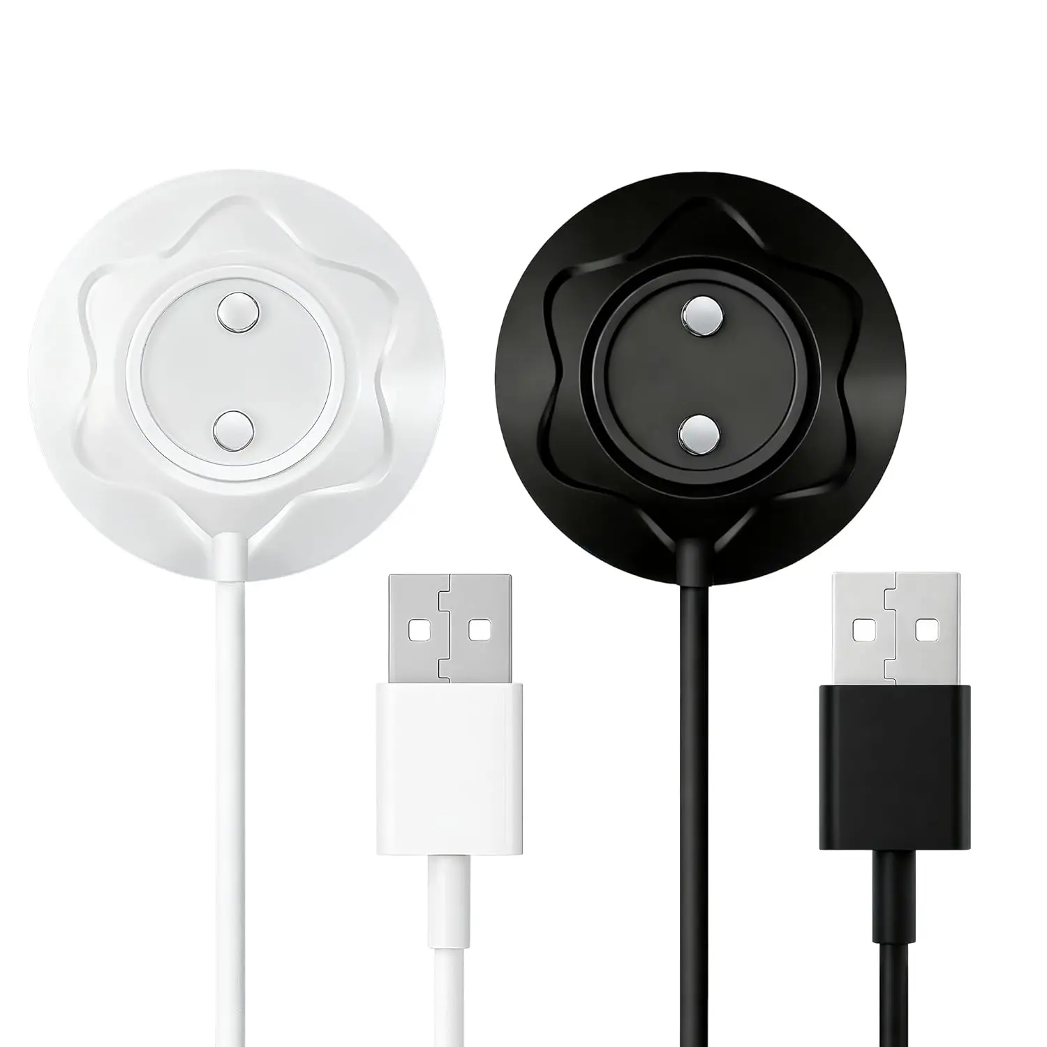 2 count 12MM Rose Charger ,  Cables, 2.7FT  DC Charger  for Devices with USB Adapter