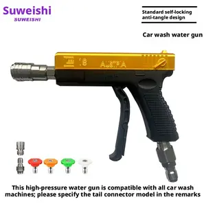 High-Pressure Car Wash Gun, Home Use Water Gun, Sensor-Based Cleaning Machine, 220v Electric Brush Cleaner, Ideal for Vehicle Maintenance