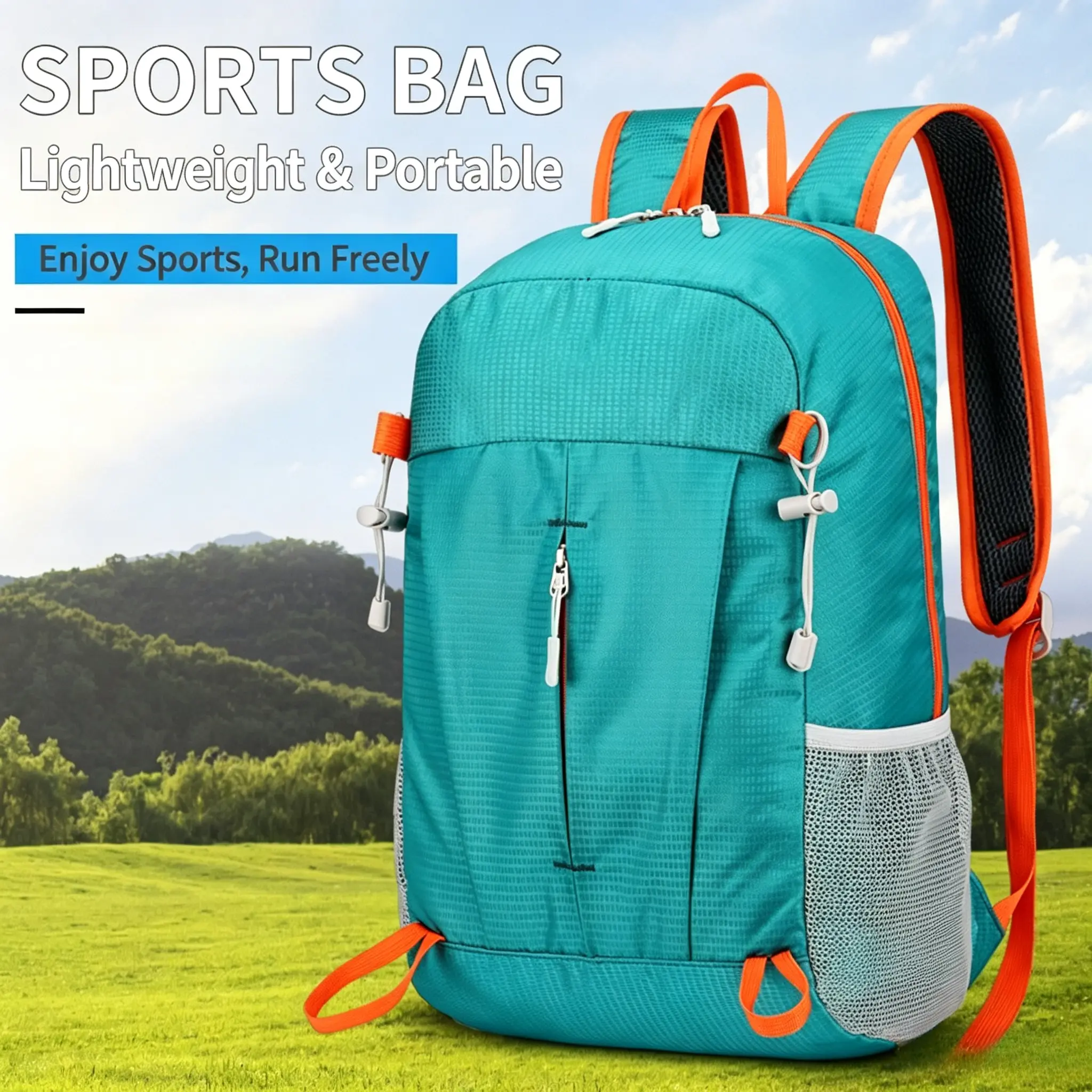 Lightweight Packable Hiking Backpack – Waterproof Foldable Daypack, Compact Travel Outdoor Sports Rucksack for Men & Women, Portable Small Shoulder Bag for Camping Essentials