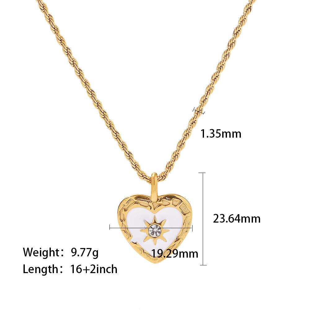 KatchMe Women's Personality Geometric Stainless Steel Pendant Necklace, Versatile Rhinestone Necklaces, Lobster Clasp Plated Accessory, Jewelry Gift KatchMe Women's Personality Geometric Stainless Steel Pendant Necklace, Versatile Rhinestone Necklaces, Lobster Clasp Plated Accessory, Jewelry Gift