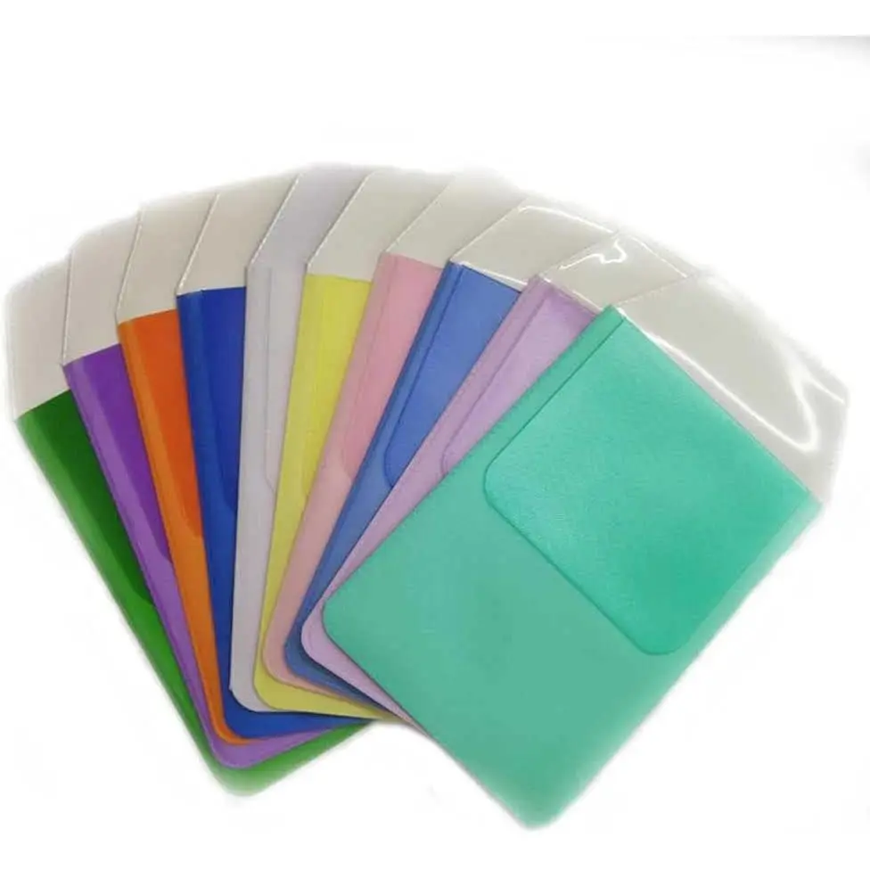 10 Pcs Shirt Pocket Protector PVC Pen Pouch Leak-Proof Pocket Protector for School Hospital Office Supplies (Assorted Colors)