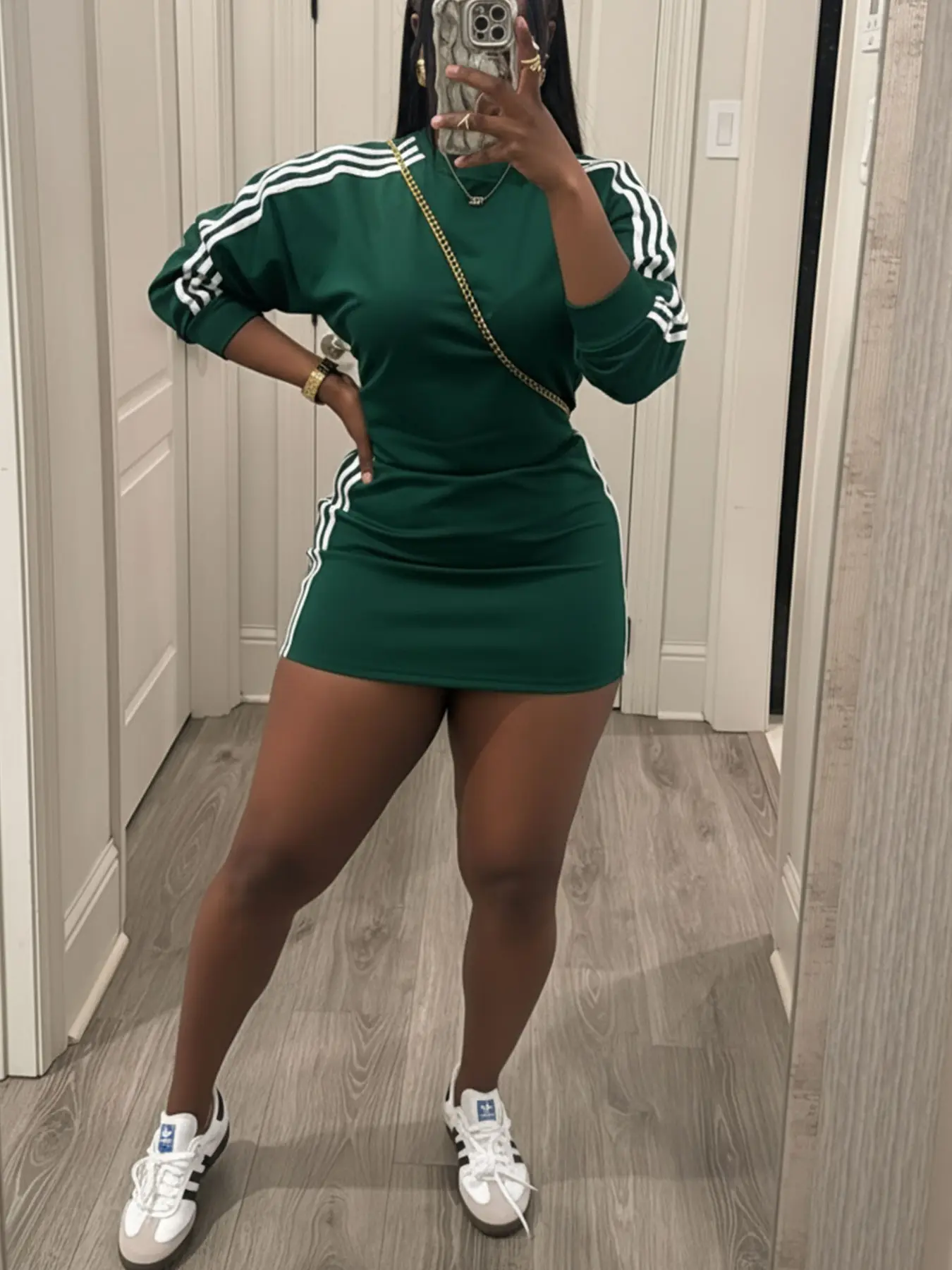 Women's Sporty Short Skirt Set, Soft Stretch Fabric, Sleeveless Top & Mini Skirt, Colorblock Stripes, Summer Casual, Casual Sportswear Outfit