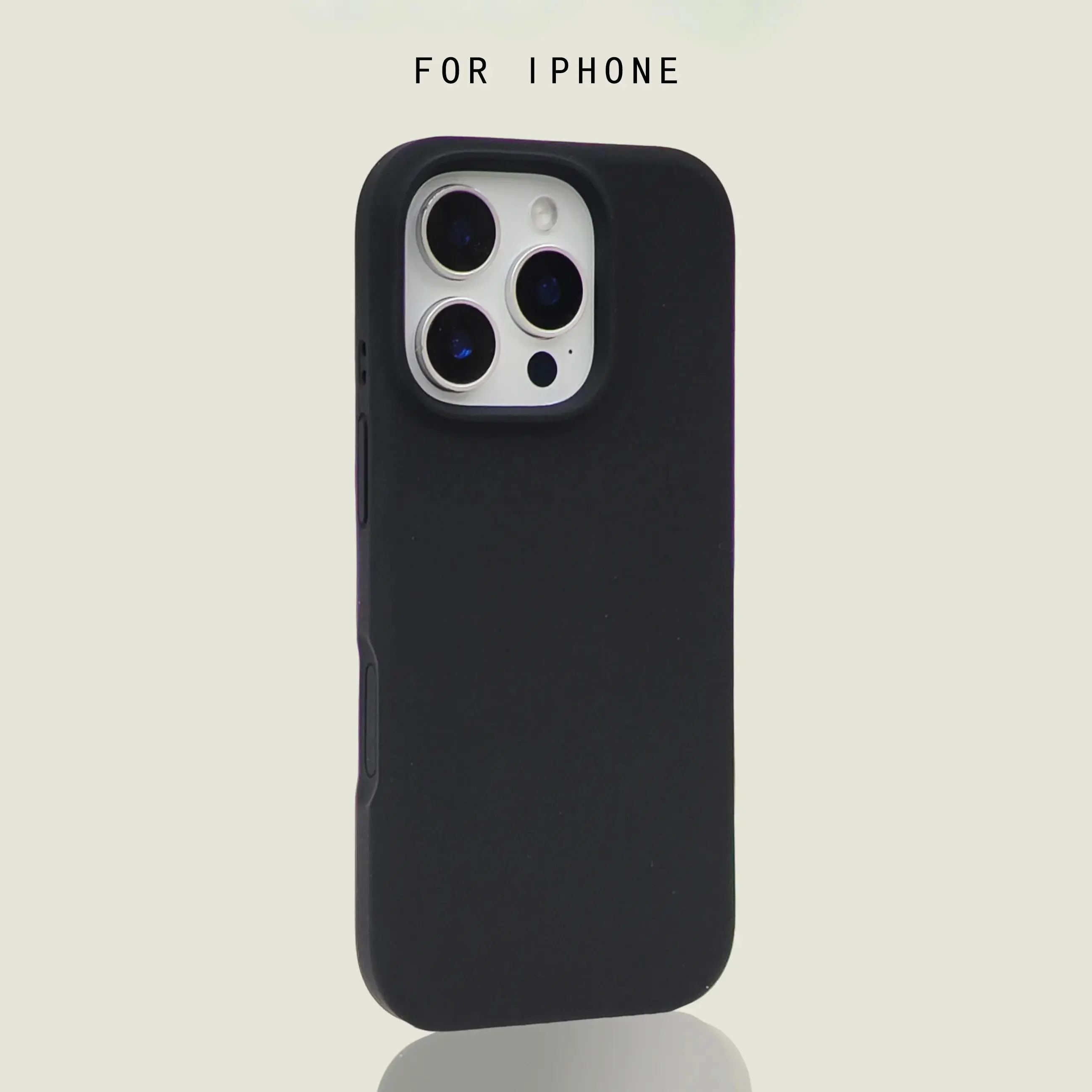 1-Piece Silicone Protective Cover for Various iPhone Models (17,16,15,14,13,12,11 Pro,ProMax,Plus,Air Series) - Slim, Anti-Fingerprint, Full-Body Shockproof Dustproof Smartphone Accessories with Silky-Soft Touch, Ideal for 2026 Christmas Use