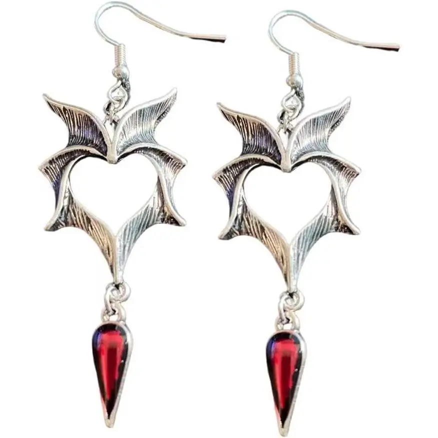 Dragon Wing Heart Earrings for Women. Dragon  Costumes, Targaryen Earrings