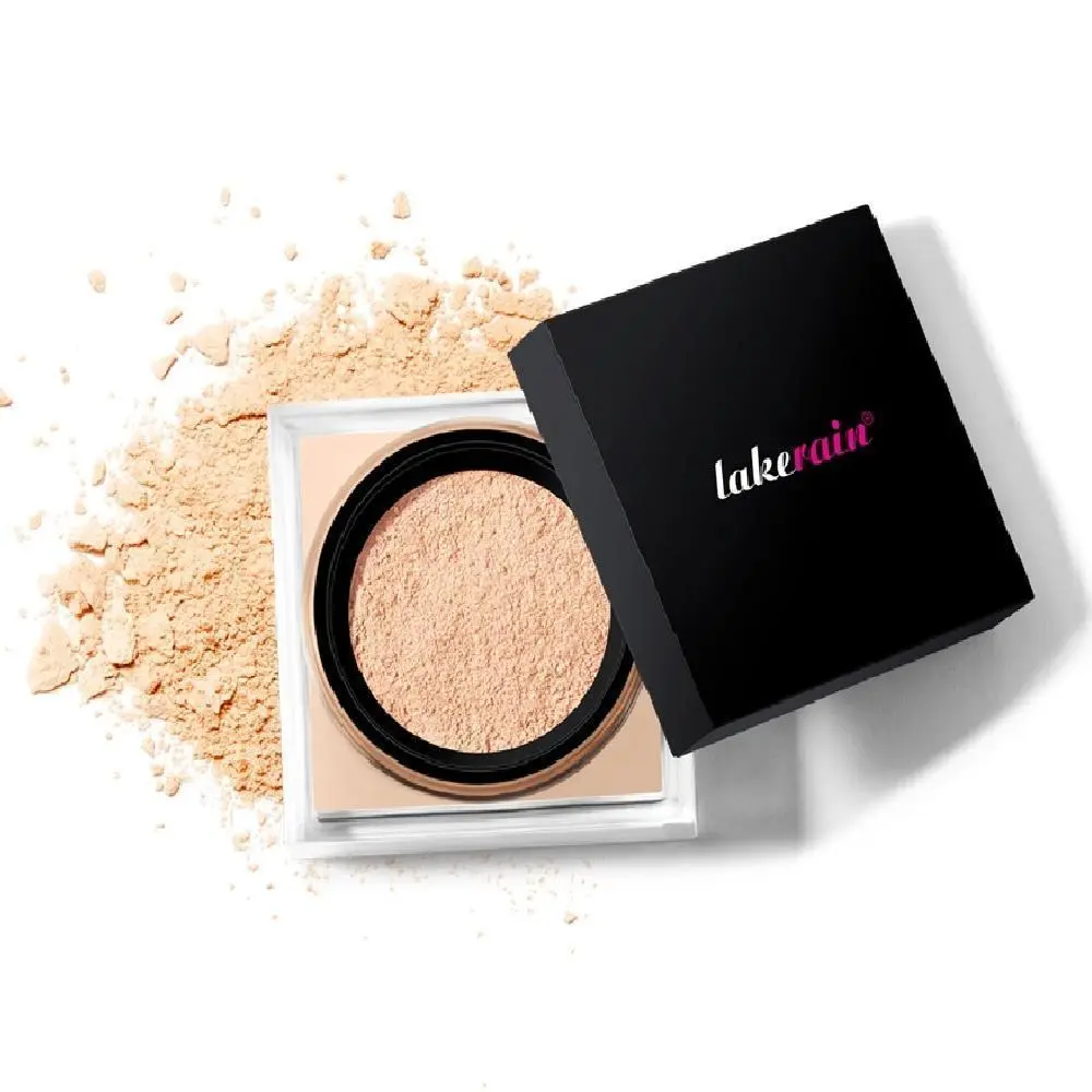 Monochrome Loose Baking&Setting Powder Long Lasting Oil Control Natural Face Matte Waterproof BrighTening Loose Powder Makeup