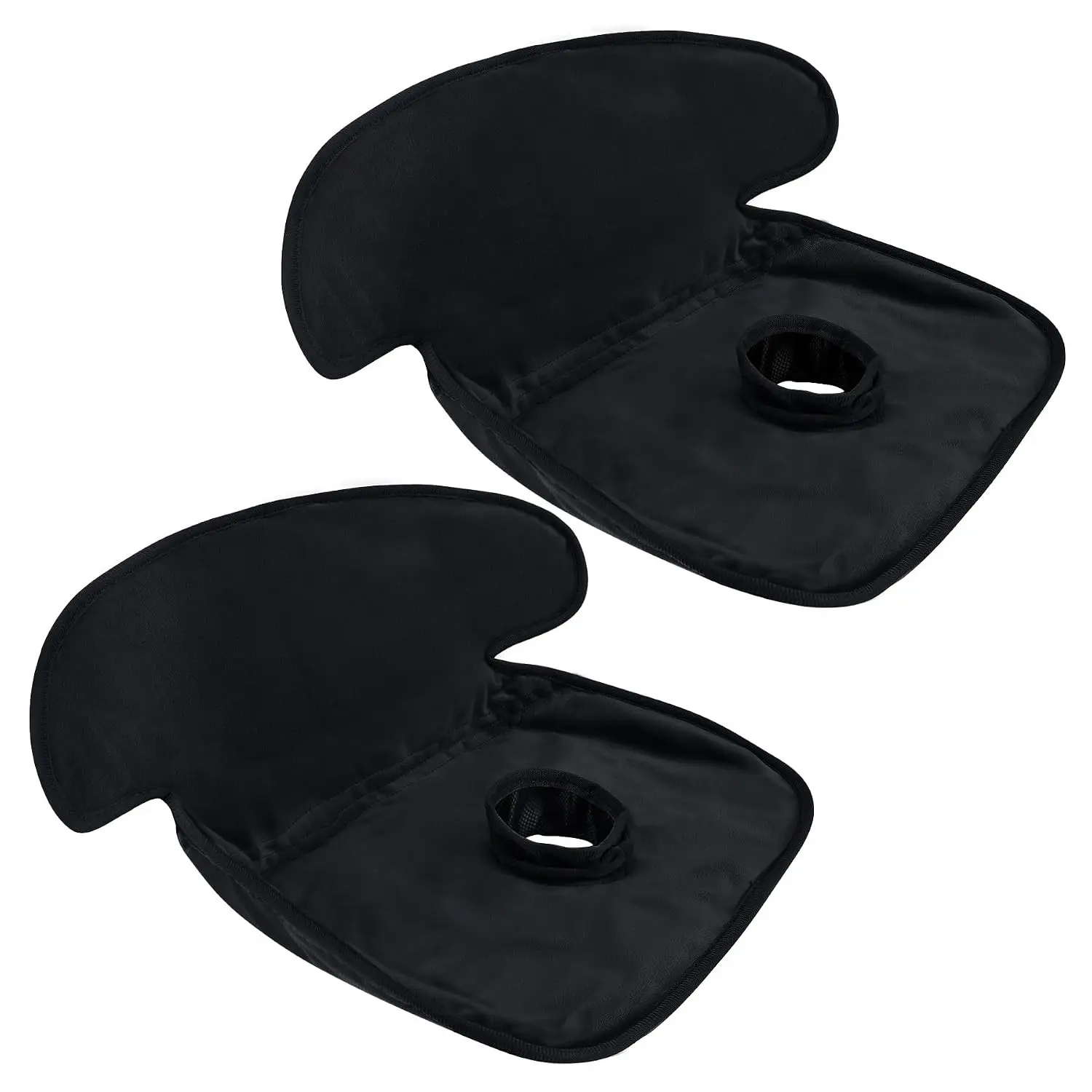 Waterproof Dry Seat Car Seat Protector Carseat Liner Piddle Pad, Potty Training for Toddlers Baby Infants, Fits Carseats Strollers (Black, 2 Packs)