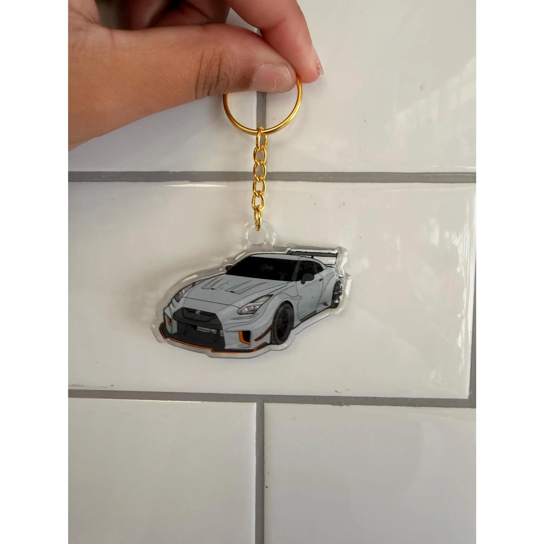 Custom Car Keychain, Vehicle Bag Charm