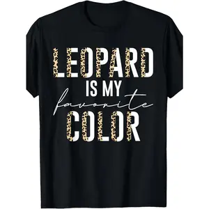 Leopard is My Favorite Color Leopard Print Pattern men T Shirt