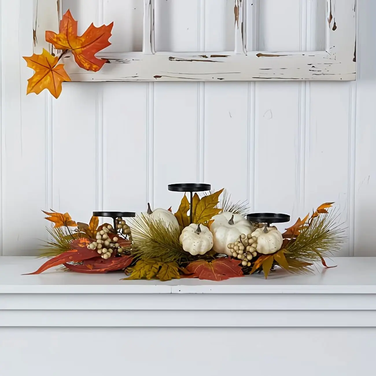 Candlestick decorations, Halloween decorations, Christmas decorations