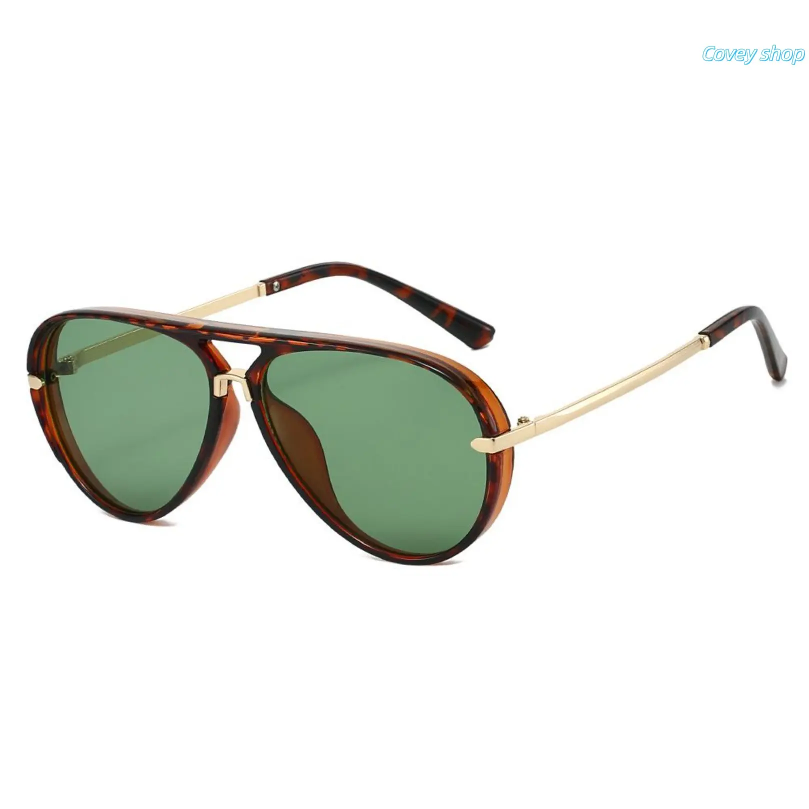 Retro Aviator Sunglasses, 2026 Trend Gradient Multi-Tone Lenses, Streetwear Fashion Eyewear For Women, UV Protection Outdoor Shades, Ideal Accessory For Beach, Vacation & Daily Casual Outfits