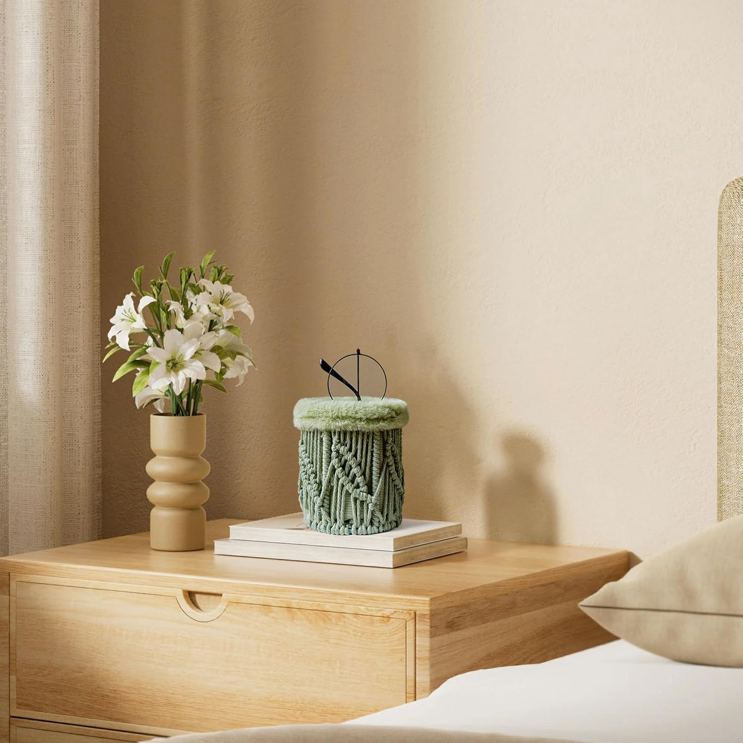 Glasses Holder for Nightstand Boho Decor Eyeglass Holder Stand for Office Desk Organizer