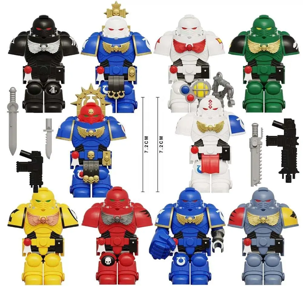2026 new hot item  Games Knights Soldiers Legion Shield Assembly Building Blocks Action Figure Collection Puzzle Education Model Brick Toy Gift
