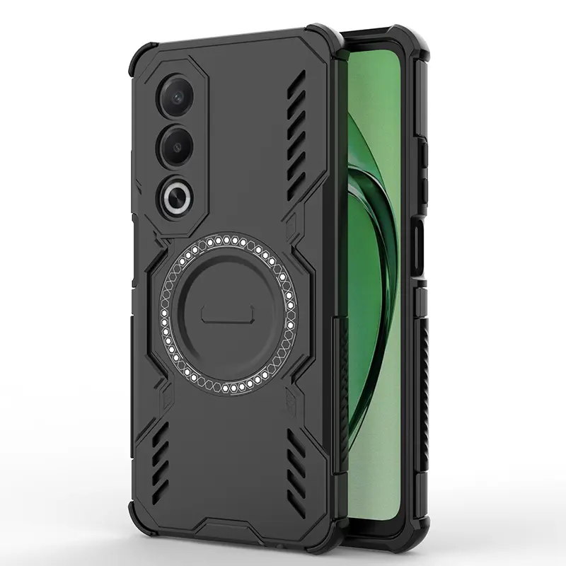 Case for Oppo A3 Pro Global/A3 Vitality/A80/OPPO K12x Global/OPPO A3x CN, Dual-Layer Thickened Hard Shell, Shockproof Design, Full Protection, Non-Slip, Durable for Oppo A3 Pro Global/A3 Vitality/A80/OPPO K12x Global/OPPO A3x CN Case