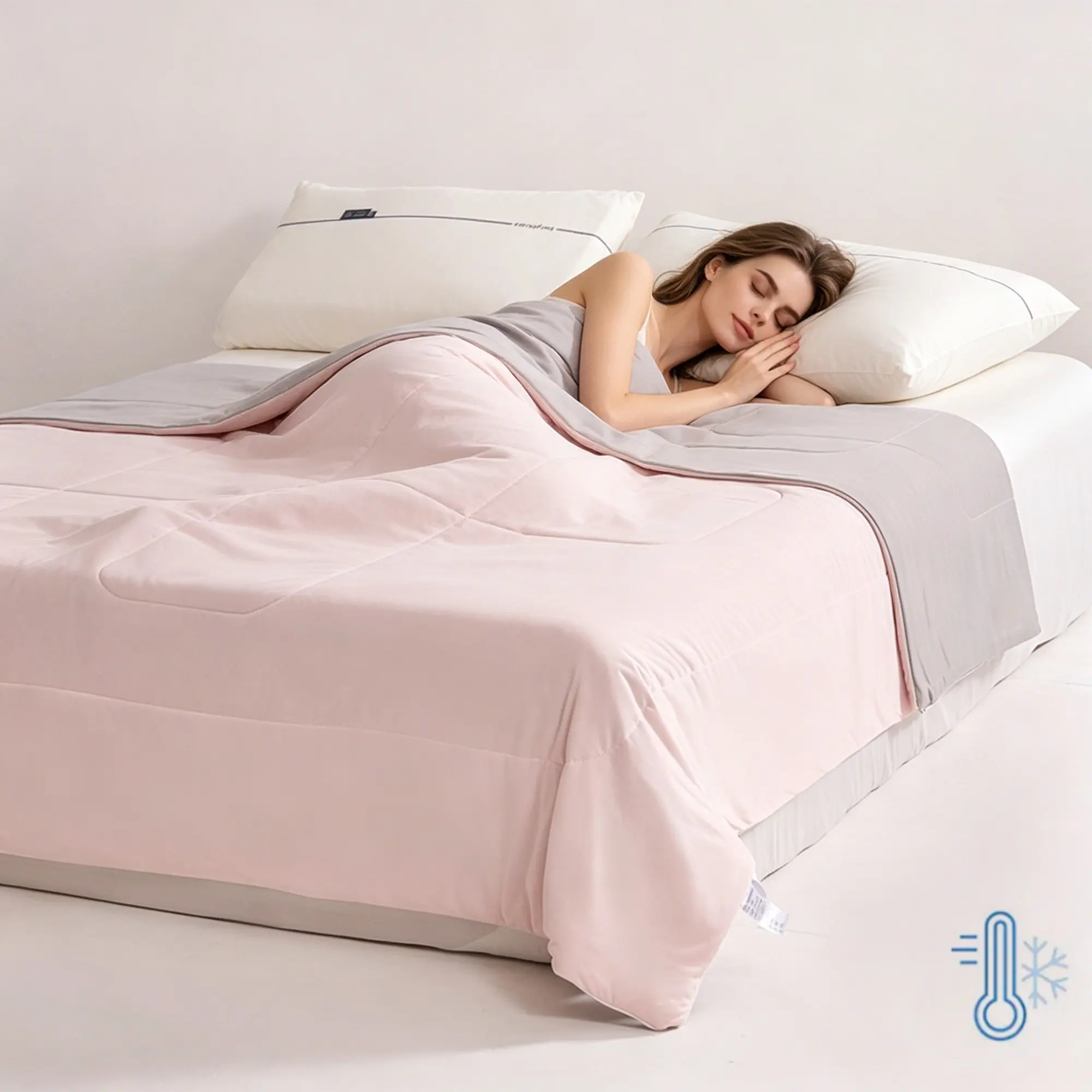 Summer Quilt,Blanket for Hot Nighttime Comfort,Ideal for Hot Sleepers, Lightweight Breathable Bedding