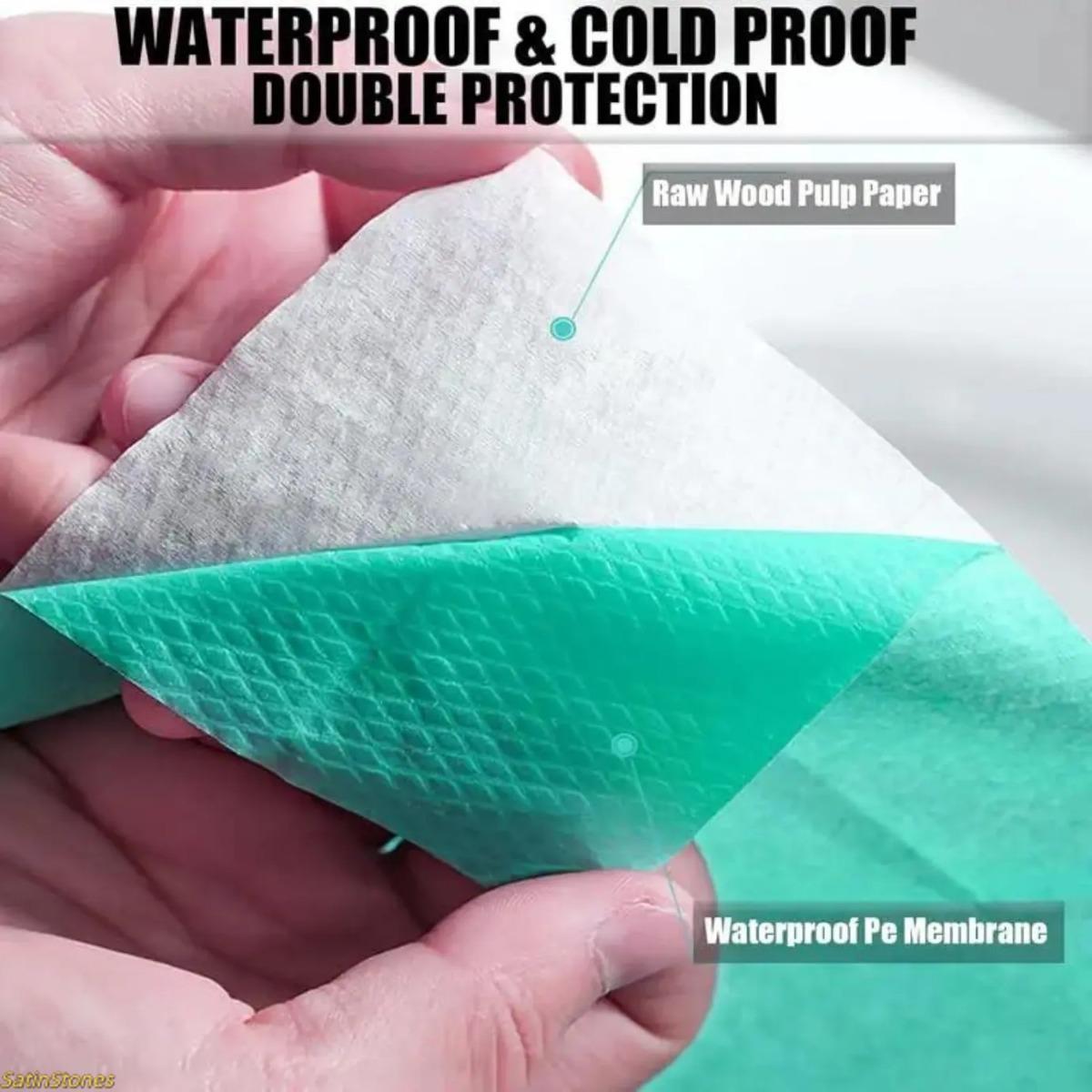 30-piece pack of tear-free disposable toilet seat covers, suitable for adults and children, 16x24 inches, waterproof and non-slip, suitable for travel, public restrooms, and outdoor use (individually packaged).