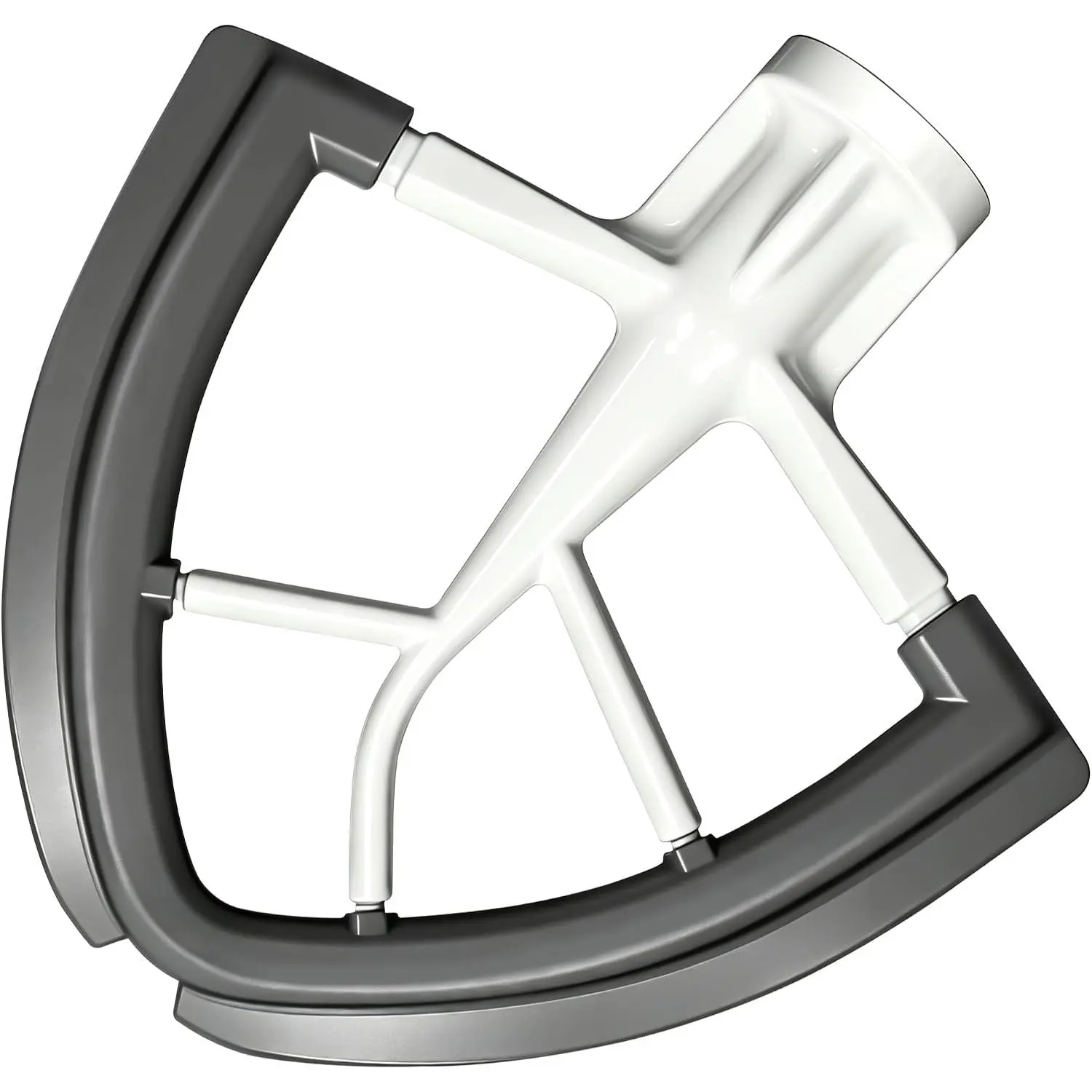 Flex  Beater for  4.5/5 QT Tilt- Stand Mixer, Paddle Attachment with Scraper,Dishwasher Safe for Kitchen Aid Accessories and Attachments  Beater (Grey)