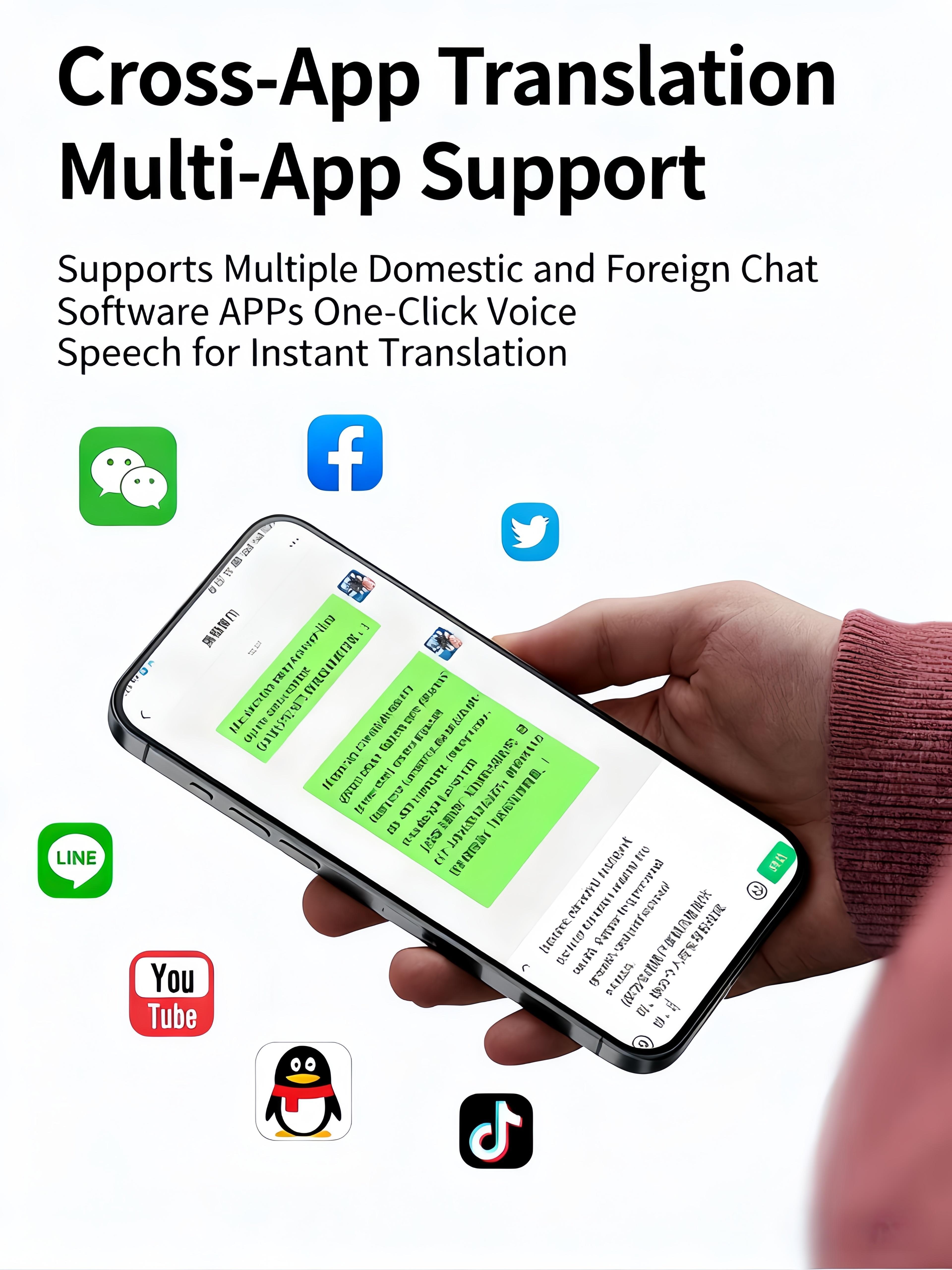 2025 AI Language Translator Device | Real-Time Voice Translation for Travel/Business/Learning | Compatible with iOS/Android/Google OS real-time voice translator versatile translation quick check