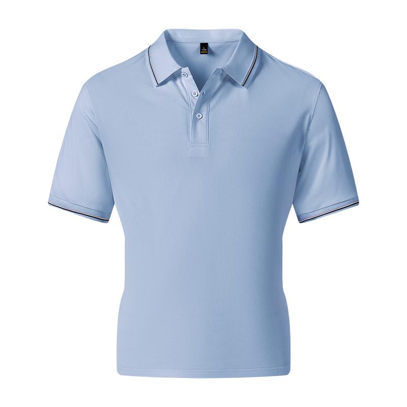 Men's Polo Shirt – Soft and breathable short-sleeved polo shirt, comfortable and casual fit, classic collared shirt, suitable for work, golf, and everyday wear.