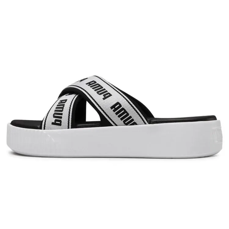 PUMA Platform Thick Sole Casual Comfortable Lightweight Rubber Slide Sandals 380677-01
