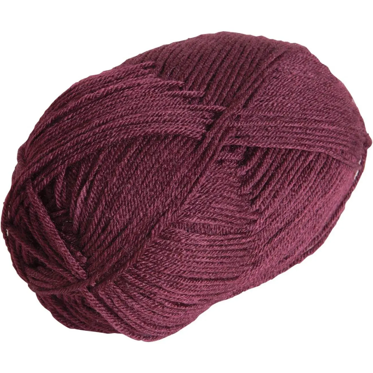 Brava Maroon Lightweight Ball Yarn - 3-5 mm, 6 sts=1", 16-20 sc=4", Soft Yarn for Crochet Projects, Hats, Blankets, Machine Washable, Long Lasting Durability, Knitting & Knitting Machine Items (Currant) - Ideal Gifts